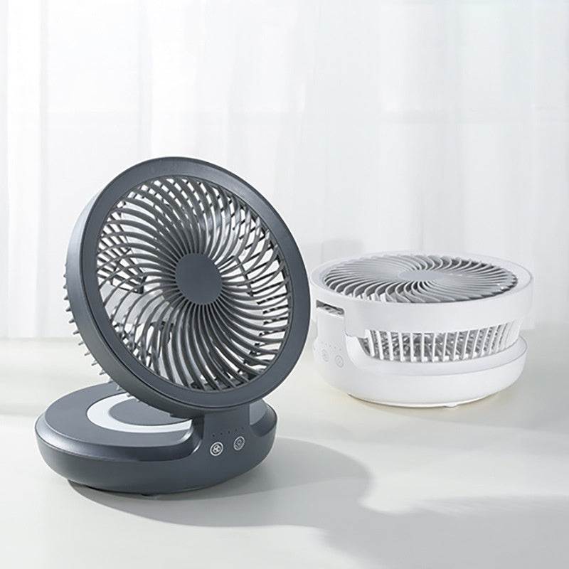 Wireless Suspension Air Circulation Small Fan Charging Folding Desktop