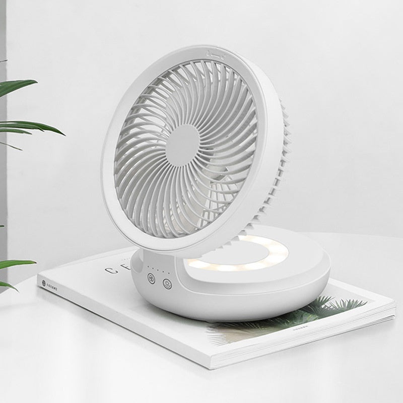 Wireless Suspension Air Circulation Small Fan Charging Folding Desktop