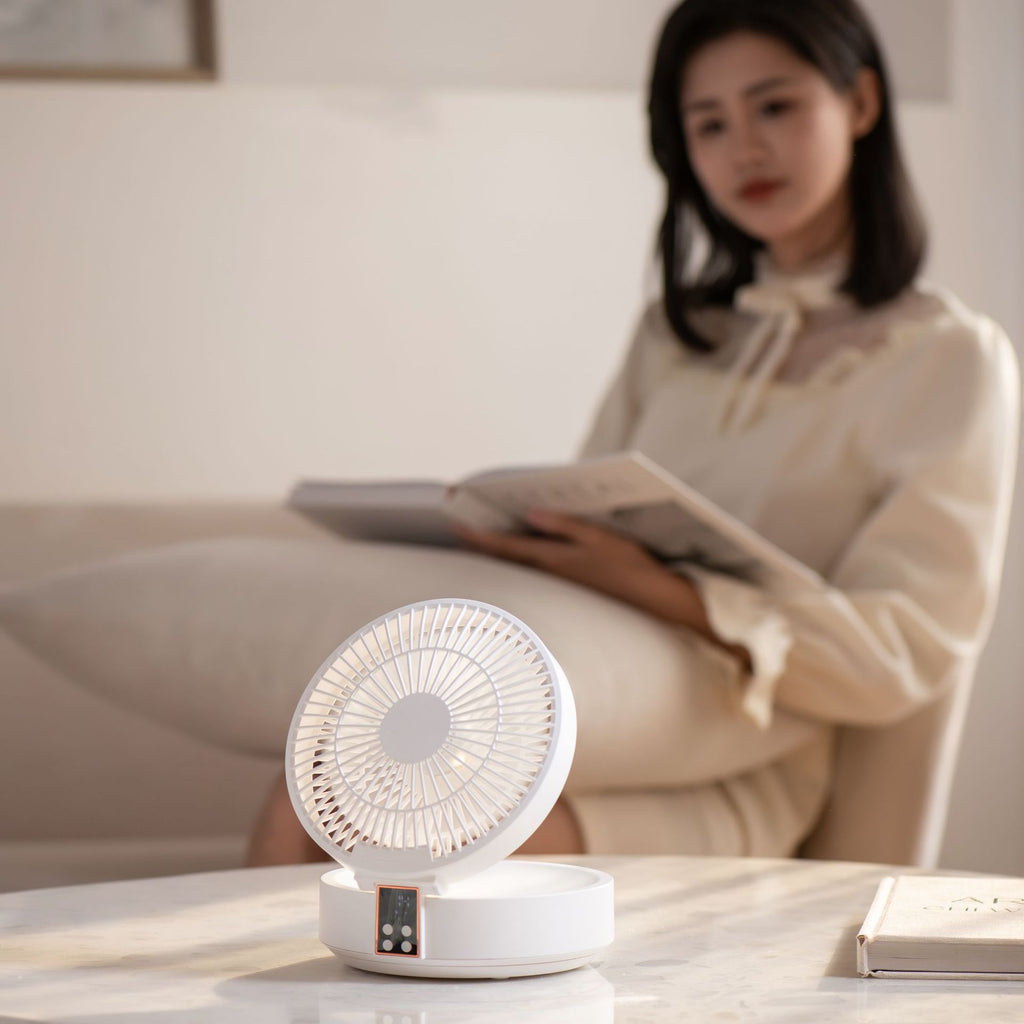 Desktop Shaking Head Folding Fan
