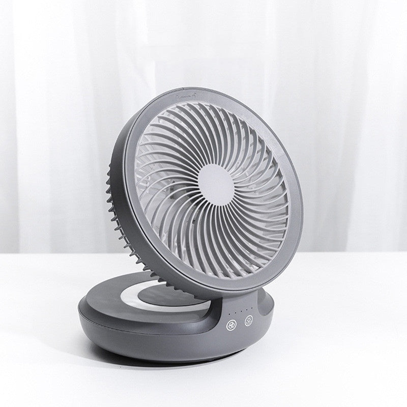 Wireless Suspension Air Circulation Small Fan Charging Folding Desktop