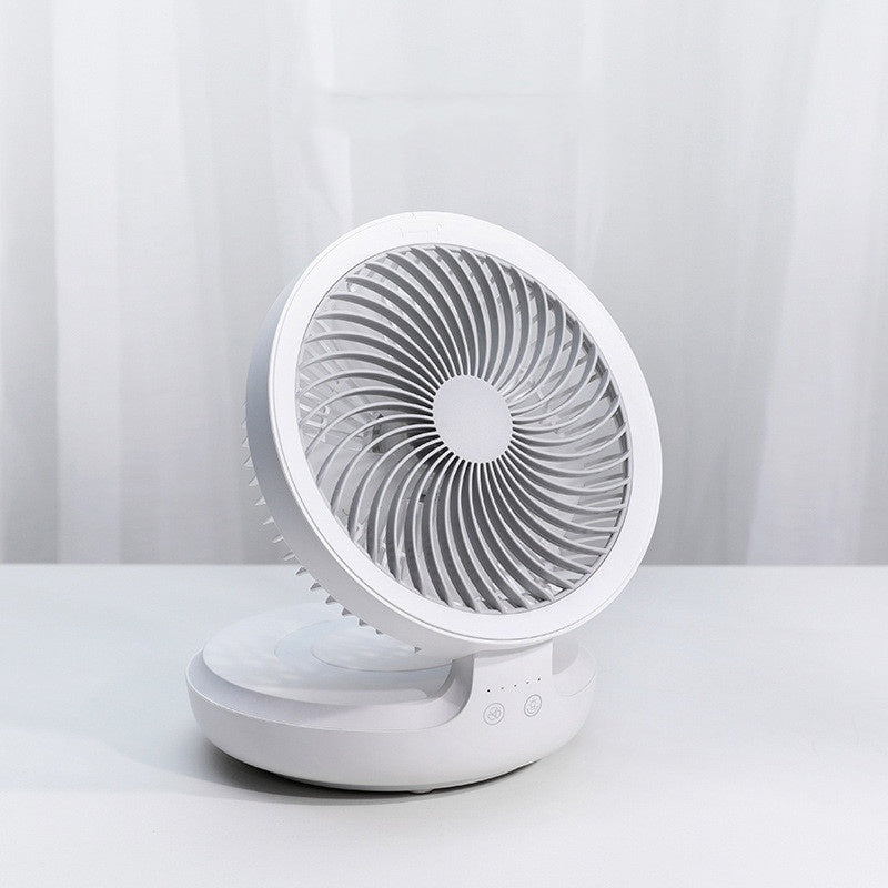 Wireless Suspension Air Circulation Small Fan Charging Folding Desktop